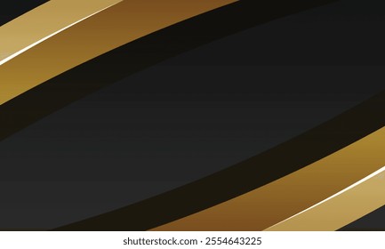 Black Golden Background Design Banner wallpaper Download For Presentation