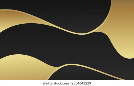 Black Golden Background Design Banner wallpaper Download For Presentation