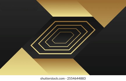 Black Golden Background Design Download For Business Presentation and Slides wallpaper