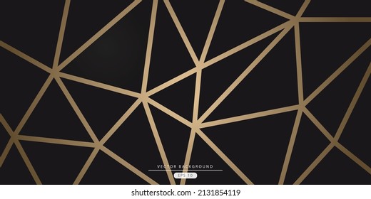Black  Golden  Brown  Mosaic Background and Triangle Pattern  Premium Look Creative Abstract Design Vector Templates backdrops  covers