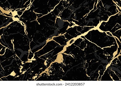 black and golden marble background with smudge grey effect abstract background
