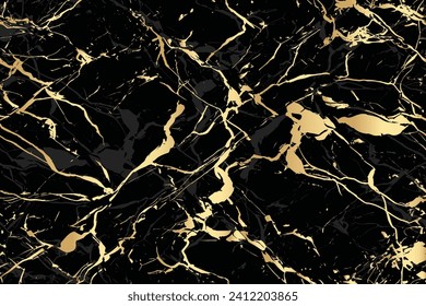 black and golden marble background with smudge grey effect abstract background
