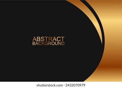 BLACK AND GOLDEN WAVY BACKGROUND