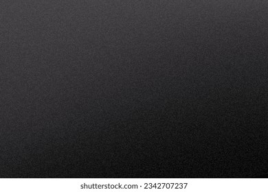 Black gradient background, abstract black grain gradation texture, vector grey noise texture blur abstract background