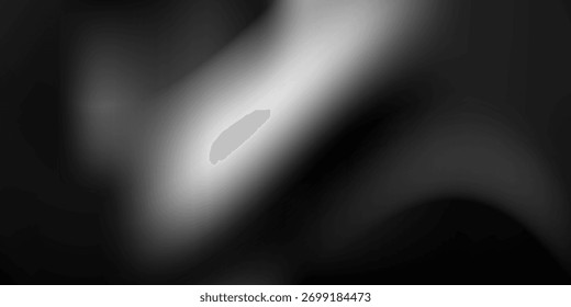 Bolsa de malla degradada negra con ruido como patrón sin costuras. Ilustración vectorial oscura suave con efecto de acuarela y textura. Fondo abstracto borroso