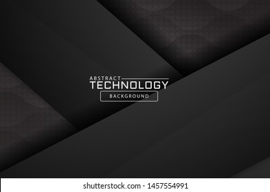 black gradient radial blur blackground, blank space for text.