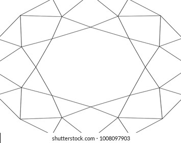 Black gradient triangles on white background. Geometric shapes. Polygonal texture. Horizontal