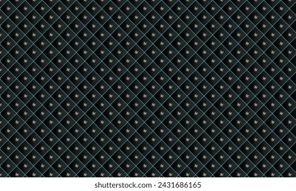 Black gradient vector seamless pattern. Modern stylish texture. Repeating geometric background with trapezoid. Trendy hipster sacred geometry. Background for skinali pattern in classic style. EPS