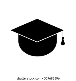Black Graduation Cap icon
