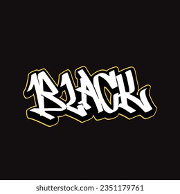 black graffiti vector tagging letter word text street art