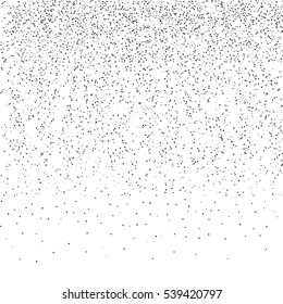 Black Grainy Texture Inky Dots Falling Stock Vector (Royalty Free ...