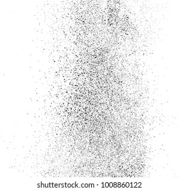 Black grainy texture isolated on white background. Distress overlay textured. Grunge design elements. Vector illustration,eps 10.