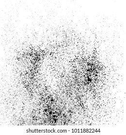 Black grainy texture isolated on white background. Distress overlay textured. Grunge design elements. Vector illustration,eps 10.
