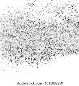 Black grainy texture isolated on white background. Distress overlay textured. Grunge design elements. Vector illustration,eps 10.