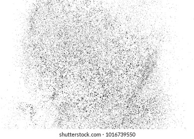 Black grainy texture isolated on white background. Distress overlay textured. Grunge design elements. Vector illustration,eps 10.