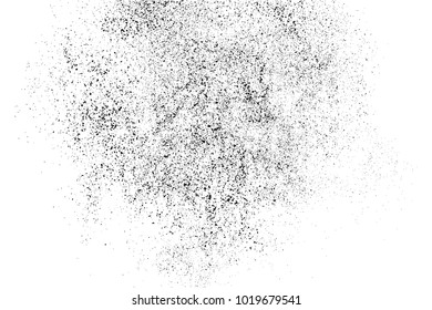 Black grainy texture isolated on white background. Distress overlay textured. Grunge design elements. Vector illustration,eps 10.