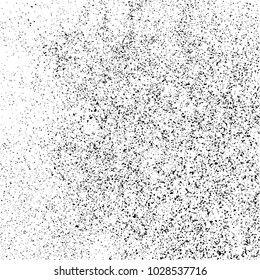 Black grainy texture isolated on white background. Distress overlay textured. Grunge design elements. Vector illustration,eps 10.