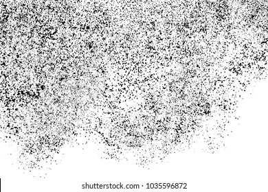Black grainy texture isolated on white background. Distress overlay textured. Grunge design elements. Vector illustration,eps 10.