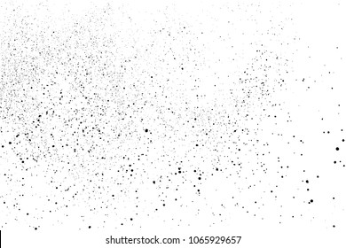 Black Grainy Texture Isolated On White Stock Vector (Royalty Free ...