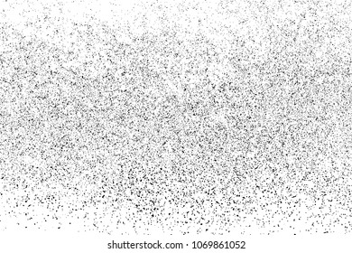 Black grainy texture isolated on white background. Distress overlay textured. Grunge design elements. Vector illustration,eps 10.