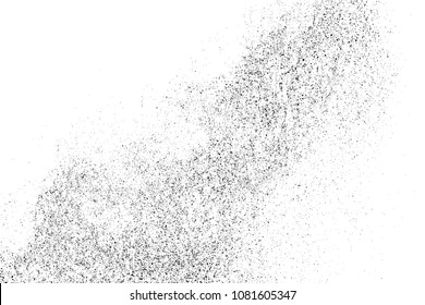 Black grainy texture isolated on white background. Distress overlay textured. Grunge design elements. Vector illustration,eps 10.