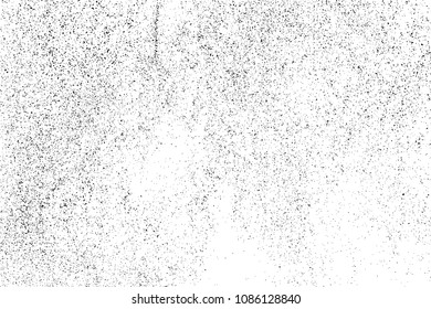 Black grainy texture isolated on white background. Distress overlay textured. Grunge design elements. Vector illustration,eps 10.