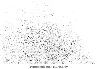 Black grainy texture isolated on white background. Distress overlay textured. Grunge design elements. Vector illustration,eps 10.