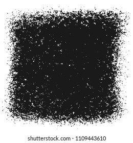 Black grainy texture isolated on white background. Distress overlay textured. Grunge design elements. Vector illustration,eps 10.