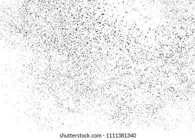 Black grainy texture isolated on white background. Distress overlay textured. Grunge design elements. Vector illustration,eps 10.