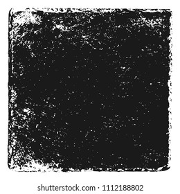 Black grainy texture isolated on white background. Distress overlay textured. Grunge design elements. Vector illustration,eps 10.