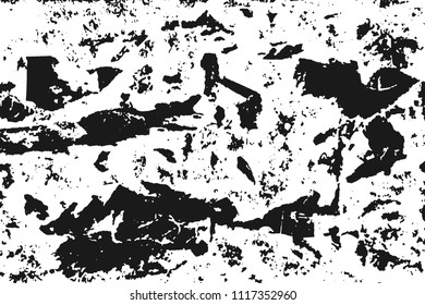 Black grainy texture isolated on white background. Distress overlay textured. Grunge design elements. Vector illustration,eps 10.