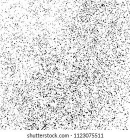 Black grainy texture isolated on white background. Particles  overlay textured. Grunge design elements. Vector illustration,eps 10.