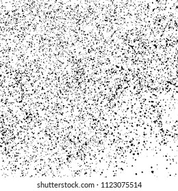 Black grainy texture isolated on white background. Particles  overlay textured. Grunge design elements. Vector illustration,eps 10.