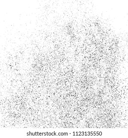 Black grainy texture isolated on white background. Particles  overlay textured. Grunge design elements. Vector illustration,eps 10.