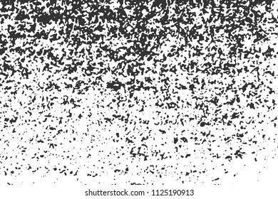Black grainy texture isolated on white background. Distressed overlay textured. Grunge design elements. Vector illustration,eps 10.
