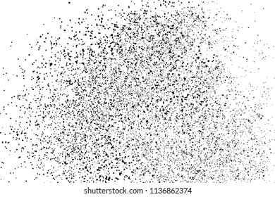 Black grainy texture isolated on white background. Distressed overlay textured. Monochrome grunge design elements. Vector illustration,eps 10.