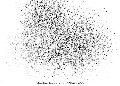 Black grainy texture isolated on white background. Distressed overlay textured. Monochrome grunge design elements. Vector illustration,eps 10.