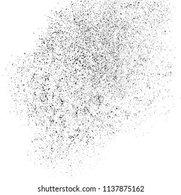 Black grainy texture isolated on white background. Distressed overlay textured. Monochrome grunge design elements. Vector illustration,eps 10.