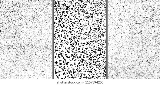 Black grainy texture isolated on white background. Damaged textured . Grunge design elements. Set vector illustration,eps 10.