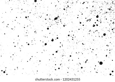 Black grainy texture isolated on white background. Dust overlay. Dark noise granules. Vector design elements, illustration, eps 10.