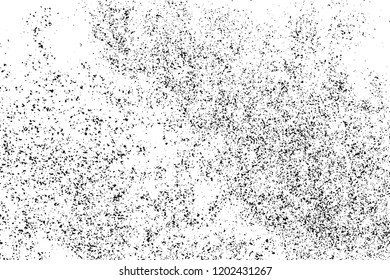 Black grainy texture isolated on white background. Dust overlay. Dark noise granules. Vector design elements, illustration, eps 10.