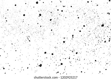 Black grainy texture isolated on white background. Dust overlay. Dark noise granules. Vector design elements, illustration, eps 10.
