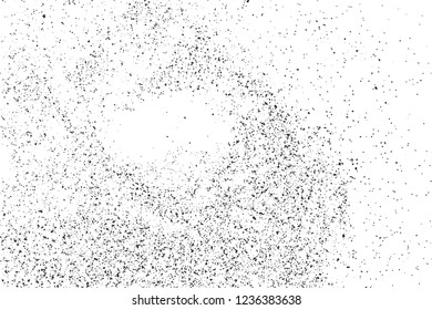  Black Grainy Texture Isolated On White Background. Dust Overlay. Dark Noise Granules. Digitally Generated Image. Vector Design Elements, Illustration, Eps 10.