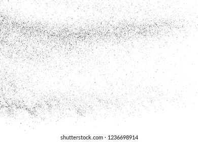  Black Grainy Texture Isolated On White Background. Dust Overlay. Dark Noise Granules. Digitally Generated Image. Vector Design Elements, Illustration, Eps 10.