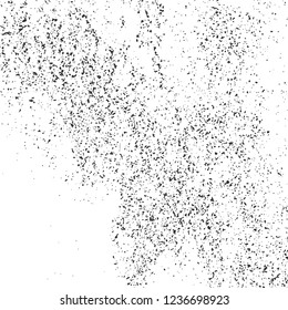  Black Grainy Texture Isolated On White Background. Dust Overlay. Dark Noise Granules. Digitally Generated Image. Vector Design Elements, Illustration, Eps 10.