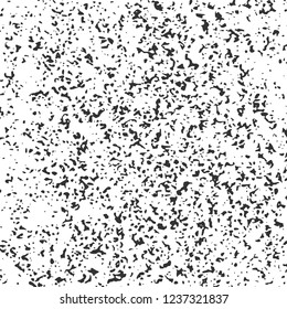  Black Grainy Texture Isolated On White Background. Dust Overlay. Dark Noise Granules. Digitally Generated Image. Vector Design Elements, Illustration, Eps 10.