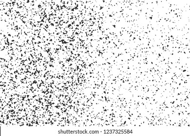  Black Grainy Texture Isolated On White Background. Dust Overlay. Dark Noise Granules. Digitally Generated Image. Vector Design Elements, Illustration, Eps 10.
