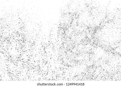  Black Grainy Texture Isolated On White Background. Dust Overlay. Dark Noise Granules. Digitally Generated Image. Vector Design Elements, Illustration, Eps 10.