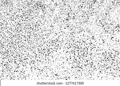 Black Grainy Texture Isolated On White Background. Dust Overlay. Dark Noise Granules. Digitally Generated Image. Vector Design Elements, Illustration, Eps 10.
