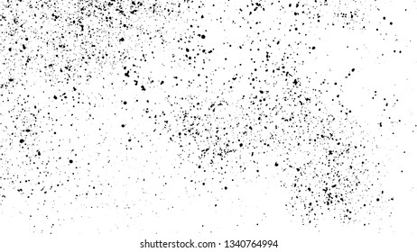 Black Grainy Texture Isolated On White Stock Vector (Royalty Free ...